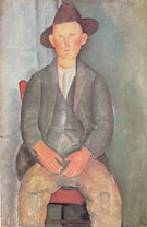 The Little Peasant 1918 - Amedeo Modigliani