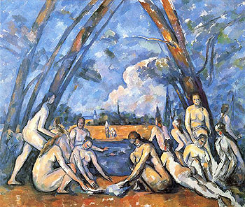 Paul Cezanne - Bathers 1906 Reproduction Oil Painting