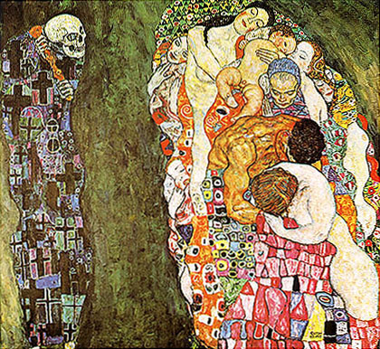 Gustav Klimt Life and Death (1916)