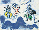 Die Gefaehrten Charlots 1939 - Marc Chagall