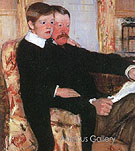 Alexander Cassatt and His Son Robert 1985 Detail - Mary Cassatt