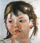 Head of a Little Girl - Mary Cassatt
