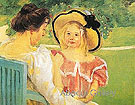 In the Garden 1904 - Mary Cassatt