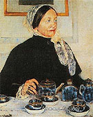 Lady at the Tea Table 1885 - Mary Cassatt