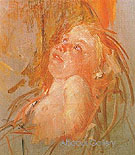 Young Child in its Mothers Arms Looking at Her with Intensity 1910 - Mary Cassatt