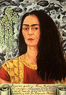 Self Portrait with Hair Loose 1947 - Frida Kahlo