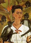 Self Portrait with Monkeys 1943 - Frida Kahlo