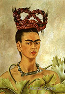 Self Portrait with Braid 1941 - Frida Kahlo