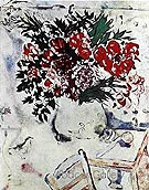 Still Life with Flowers - Marc Chagall