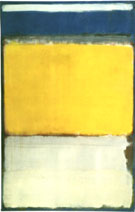 No 10 Yellow Blue and White - Mark Rothko