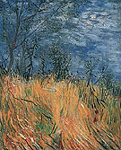 Edge of a Wheatfield with Poppies - Vincent van Gogh