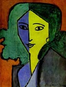 Portrait of Lydia Delectorskaya the Artist's Secretary 1947 - Henri Matisse