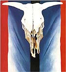 Cows Skull Red White and Blue - Georgia O'Keeffe