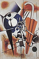 Composition with Umbrella 1932 - Fernand Leger