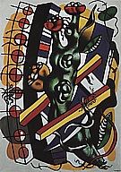 The Tree in the Ladder 1943-44 - Fernand Leger