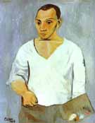 Self portrait with Palette 1906 - Pablo Picasso