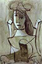 Young Girl Struck by Sadness - Pablo Picasso
