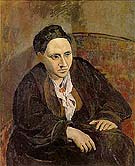 Portrait of Gertrude Stein - Pablo Picasso