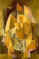 Woman in an Armchair 1913 - Pablo Picasso