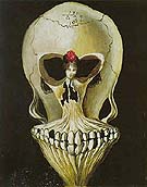 Ballerina in a Deaths Head - Salvador Dali