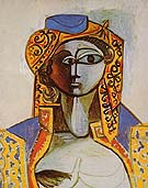 Jacqueline in Turkish Custume 1955 - Pablo Picasso