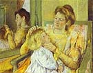 Mother Combing Childs Hair 1898 - Mary Cassatt