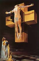 Crucifixion Corpus Hypercubus 1954 - Salvador Dali