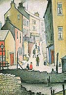 An Old Street 1937 - L-S-Lowry