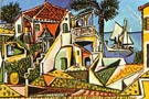 Mediterranean Landscape Paysage 1952 - Pablo Picasso