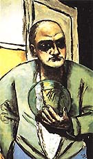 Self Portrait with Crystal Ball 1936 - Max Beckman