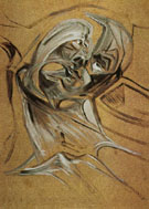 Topological Study for Exploded Head 1982 - Salvador Dali