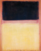 No 9 Dark Over Light Earth Violet and Yellow in Rose 1954 - Mark Rothko