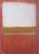 White and Black on Light Red White Pink and Mustard 1954 - Mark Rothko
