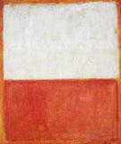 Untitled White and Orange 1955 - Mark Rothko