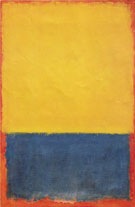Yellow and Blue Yellow Blue on Orange 1955 - Mark Rothko