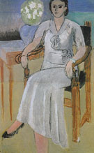 Portrait in a White Dress 1934 - Henri Matisse