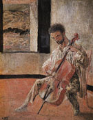 Portrait of the Cellist Ricardo Pichot 1920 - Salvador Dali