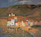 Portdogue and Mount Pani from Ayuntamiento 1922 - Salvador Dali