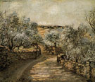 The Lane to Port Lligat with View of Cap Creus 1922 - Salvador Dali