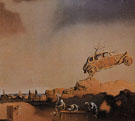 Apparation of the Town of Delft 1935 - Salvador Dali