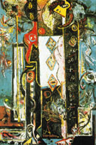 Male and Female 1942 - Jackson Pollock
