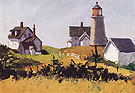 Monhegan Lighthouse 1916 - Edward Hopper
