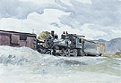 Locomotive and Freight Car 1925 - Edward Hopper