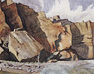 Shoshone Cliffs Wyoming 1941 - Edward Hopper