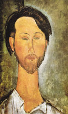 Portrait of Leopold Zborovski 1918 - Amedeo Modigliani