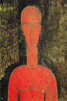 The Red Bust 1913 - Amedeo Modigliani