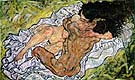 Embrace Lovers II 1917 - Egon Schiele