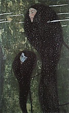 Mermaid White Fish 1809 - Gustav Klimt