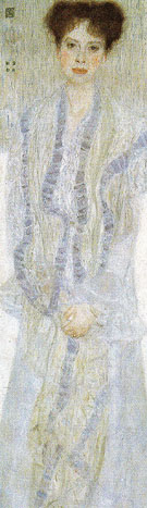 Portrait of Gertha Felsovanyi 1902 - Gustav Klimt