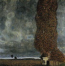 Tall Poplars II Approaching Thunderstorm 1902 - Gustav Klimt